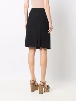 ( Nouvelle Collection ) Versace Jupe Plissée à Plaque Medusa 1B000 BLACK -Pas Cher Versace Boutique 17333814 37048089 600