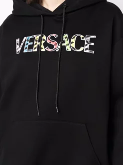 ( Nouvelle Collection ) Versace Hoodie à Patch Logo Femme -Pas Cher Versace Boutique 17333817 37715600 600