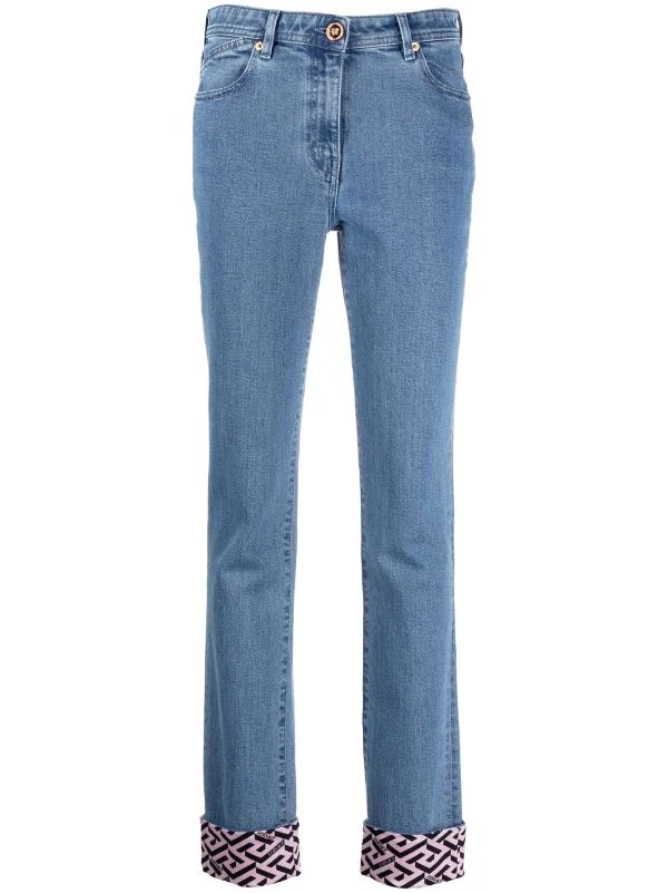 ( Nouvelle Collection ) Versace Jean à Empiècements Contrastants 2D100 BLUE MULTICOLOR 1 ( Nouvelle Collection ) Versace Jean à Empiècements Contrastants 2D100 BLUE MULTICOLOR