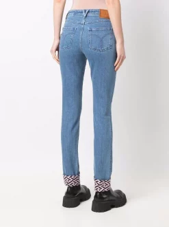 ( Nouvelle Collection ) Versace Jean à Empiècements Contrastants 2D100 BLUE MULTICOLOR 10 ( Nouvelle Collection ) Versace Jean à Empiècements Contrastants 2D100 BLUE MULTICOLOR -Pas Cher Versace Boutique 17333827 37026241 600