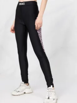 ( Nouvelle Collection ) Versace Legging La Greca à Empiècements Contrastants Femme -Pas Cher Versace Boutique 17333828 1d06ec50 d752 411f a05b 989f87bcfc75 600