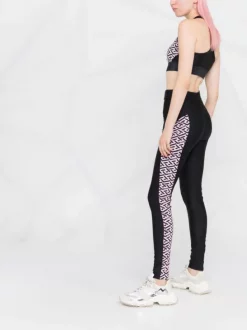 ( Nouvelle Collection ) Versace Legging La Greca à Empiècements Contrastants Femme -Pas Cher Versace Boutique 17333828 2def12df e135 40ef be3a d8594f89b406 600