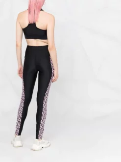 ( Nouvelle Collection ) Versace Legging La Greca à Empiècements Contrastants Femme -Pas Cher Versace Boutique 17333828 4da90fe8 e509 4ad5 927a c99cdab17fe3 600