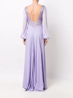 ( Nouvelle Collection ) Versace Robe Longue à Détails De Strass Femme -Pas Cher Versace Boutique 17333833 38808092 600