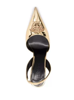 Versace Escarpins Medusa Head à Bride Arrière 1X00V GOLD VERSAGE GOLD -Pas Cher Versace Boutique 17333839 37849767 600