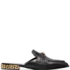 ( Nouvelle Collection ) Versace Mules La Medusa 1B00V NERO-ORO VERSACE