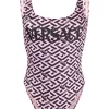( Nouvelle Collection ) Versace Maillot De Bain à Imprimé Géométrique Femme