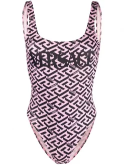 ( Nouvelle Collection ) Versace Maillot De Bain à Imprimé Géométrique Femme