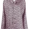 ( Nouvelle Collection ) Versace Chemise De Pyjama à Imprimé La Greca Signature Femme