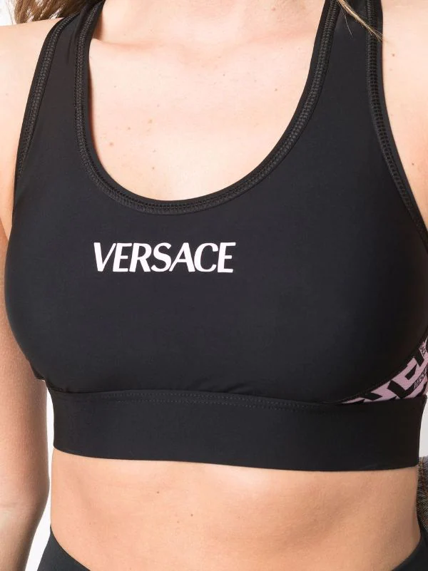 ( Nouvelle Collection ) Versace Brassière De Sport à Imprimé La Greca Femme 5 ( Nouvelle Collection ) Versace Brassière De Sport à Imprimé La Greca Femme – Image 5