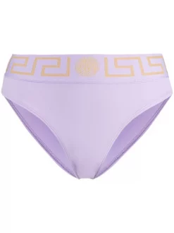 ( Nouvelle Collection ) Versace Bas De Bikini Greca Key 1L310 LILAC