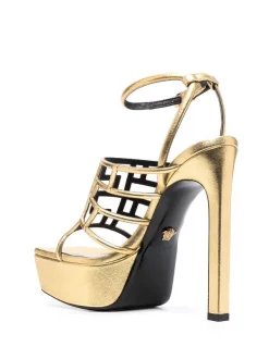 Versace Sandales Greca 150 Mm Femme -Pas Cher Versace Boutique 17333905 37701674 600