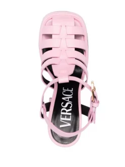 ( Nouvelle Collection ) Versace 1PB9V CANDY-ORO VERSACE Sandales La Medusa à Plateforme Femme -Pas Cher Versace Boutique 17333907 38193865 600