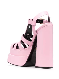 ( Nouvelle Collection ) Versace 1PB9V CANDY-ORO VERSACE Sandales La Medusa à Plateforme Femme -Pas Cher Versace Boutique 17333907 38193866 600