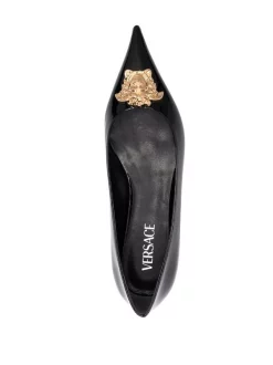 ( Nouvelle Collection ) Versace 1B00V NERO - ORO VERSACE Ballerines à Plaque Medusa Femme 7 ( Nouvelle Collection ) Versace 1B00V NERO - ORO VERSACE Ballerines à Plaque Medusa Femme -Pas Cher Versace Boutique 17333908 37005143 600