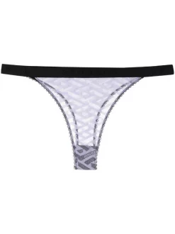 ( Nouvelle Collection ) Versace String En Résille Femme