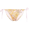 ( Nouvelle Collection ) Versace 5P220 CANDY + GOLD Bas De Bikini à Imprimé Baroque Femme