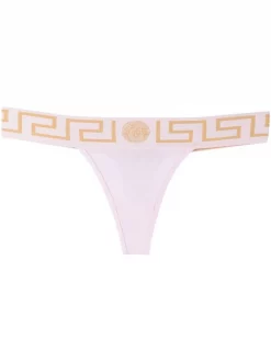 ( Nouvelle Collection ) Versace 1PB90 PINK String à Bande Greca Femme
