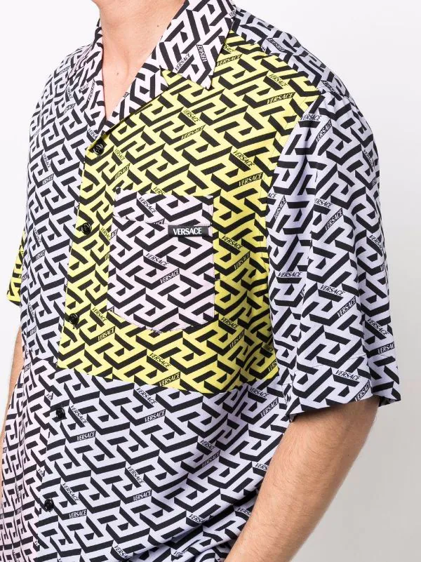 ( Nouvelle Collection ) Versace Chemise à Imprimé Greca Homme 5 ( Nouvelle Collection ) Versace Chemise à Imprimé Greca Homme – Image 5