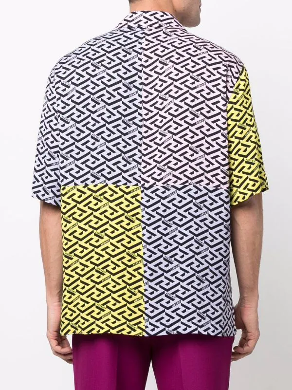 ( Nouvelle Collection ) Versace Chemise à Imprimé Greca Homme 4 ( Nouvelle Collection ) Versace Chemise à Imprimé Greca Homme – Image 4