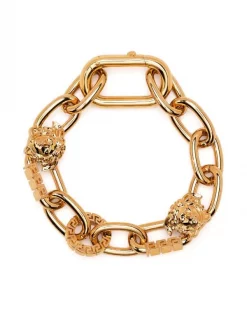 ( Nouvelle Collection ) Versace Bracelet à Logo 3J000 VERSACE GOLD