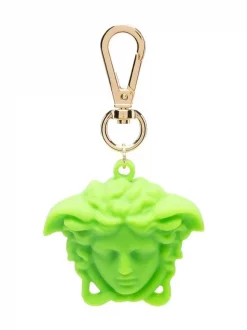 Versace Porte-clés Medusa Head 1G67V NEON GREEN-ORO