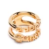 ( Nouvelle Collection ) Versace Bague Greca à Détails De Découpes 3J000 VERSACE GOLD