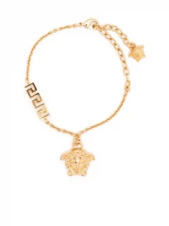 Versace Bracelet à Pendentif Medusa Homme