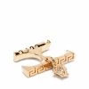 ( Nouvelle Collection ) Versace Bague à Plaque Logo Homme