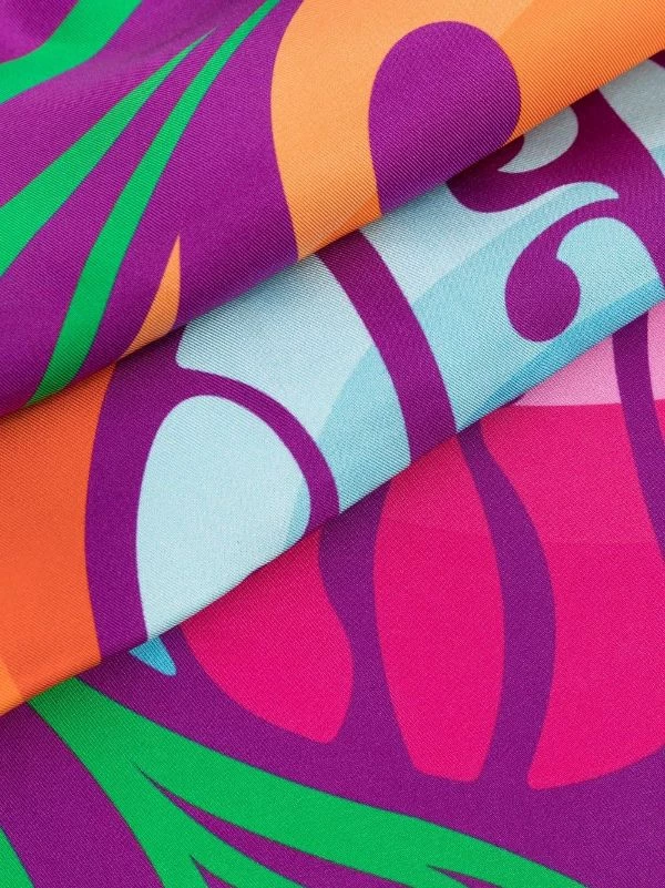 ( Nouvelle Collection ) Versace 5R010 ORANGE MULTICOLOR écharpe En Soie à Imprimé Graphique Femme 3 ( Nouvelle Collection ) Versace 5R010 ORANGE MULTICOLOR écharpe En Soie à Imprimé Graphique Femme – Image 3