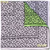 ( Nouvelle Collection ) Versace Foulard En Soie à Imprimé Greca Femme