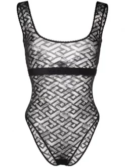 Versace Body La Greca En Tulle 1B000 BLACK