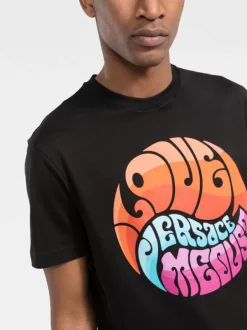 ( Nouvelle Collection ) Versace T-shirt Medusa à Slogan Imprimé Homme -Pas Cher Versace Boutique 17335180 e68ce11f 0ebb 4ad4 81ce d25654d360c0 600