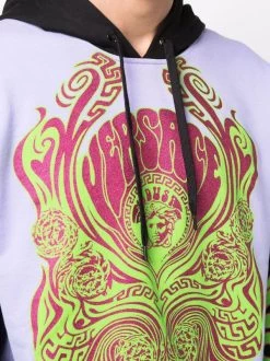 ( Nouvelle Collection ) Versace 2D360 ORCHID + PRINT Hoodie à Imprimé Graphique Homme -Pas Cher Versace Boutique 17335182 37712692 600