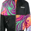 ( Nouvelle Collection ) Versace Veste Bomber Medusa Music à Design Réversible 5B020 BLACK + MULTICOLOR