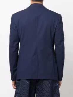( Nouvelle Collection ) Versace Blazer à Simple Boutonnage 1U830 NAVY -Pas Cher Versace Boutique 17335191 37859841 600