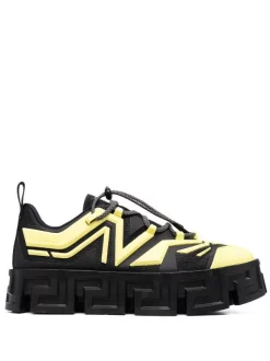 ( Nouvelle Collection ) Versace Baskets à Semelle Greca Homme