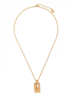 ( Nouvelle Collection ) Versace Collier Virtus à Pendentif Logo 3J000 VERSACEGOLD -Pas Cher Versace Boutique 17335211 38084721 600