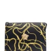 ( Nouvelle Collection ) Versace Pochette à Plaque Medusa Homme