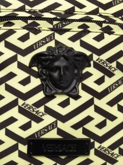 ( Nouvelle Collection ) Versace 5Y13P PINNEAPPLE+CANDY+ORCHID+NERO-PALLADIUM Sacoche à Imprimé Géométrique Homme -Pas Cher Versace Boutique 17335237 37451061 600