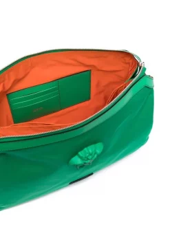 ( Nouvelle Collection ) Versace Sac à Ordinateur à Logo Brodé 1G57P BRIGHTGREEN-BRIGHTGREEN-PALLADIUM -Pas Cher Versace Boutique 17335238 37206337 600