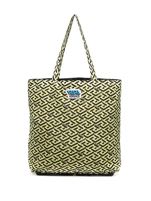 ( Nouvelle Collection ) Versace 5U36V BLUE NAVY + PINEAPPLE + BLACK Sac Cabas à Imprimé La Greca Homme 1 ( Nouvelle Collection ) Versace 5U36V BLUE NAVY + PINEAPPLE + BLACK Sac Cabas à Imprimé La Greca Homme