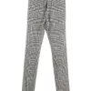 ( Nouvelle Collection ) Versace Pantalon à Carreaux 2W020 WHITE+BLACK