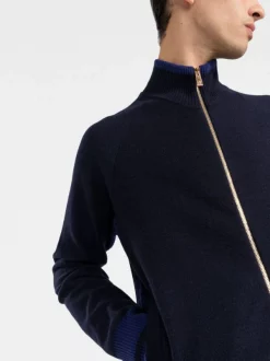 ( Nouvelle Collection ) Versace Cardigan Zippé à Logo En Jacquard 1U830 NAVY -Pas Cher Versace Boutique 17335254 9df26a2c bc7b 4fa7 9d6a d3895f0974a4 600