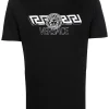 ( Positively Conscious ) Versace T-shirt à Logo Imprimé 1B000 BLACK