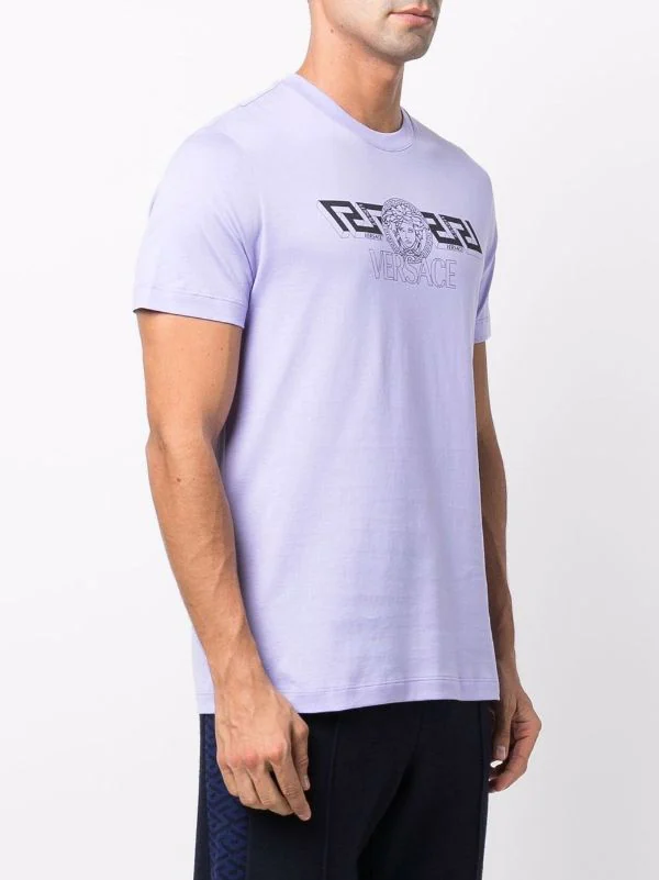 ( Nouvelle Collection ) Versace T-shirt à Logo Imprimé Homme 3 ( Nouvelle Collection ) Versace T-shirt à Logo Imprimé Homme – Image 3