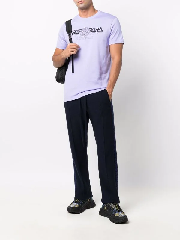 ( Nouvelle Collection ) Versace T-shirt à Logo Imprimé Homme 2 ( Nouvelle Collection ) Versace T-shirt à Logo Imprimé Homme – Image 2