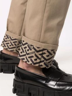 ( Nouvelle Collection ) Versace 1K050 BEIGE Pantalon Chino à Coupe Droite Homme -Pas Cher Versace Boutique 17335266 36899530 600