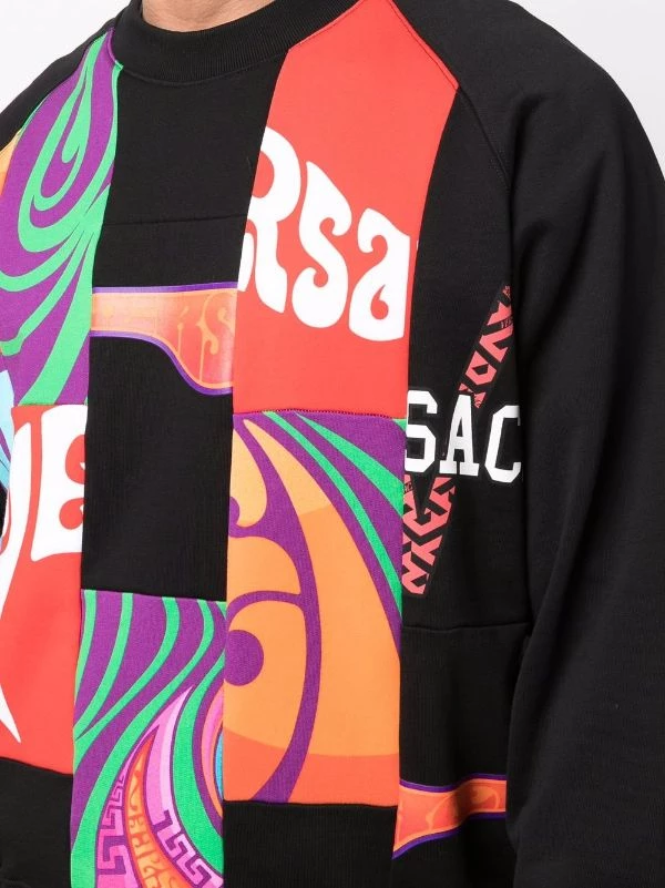 ( Nouvelle Collection ) Versace Sweat Medusa Music à Design Patchwork 5B020 5 ( Nouvelle Collection ) Versace Sweat Medusa Music à Design Patchwork 5B020 – Image 5