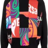 ( Nouvelle Collection ) Versace Sweat Medusa Music à Design Patchwork 5B020